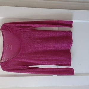 American Eagle Outfitters Pink Long Sleeve Favorite Tee Size S